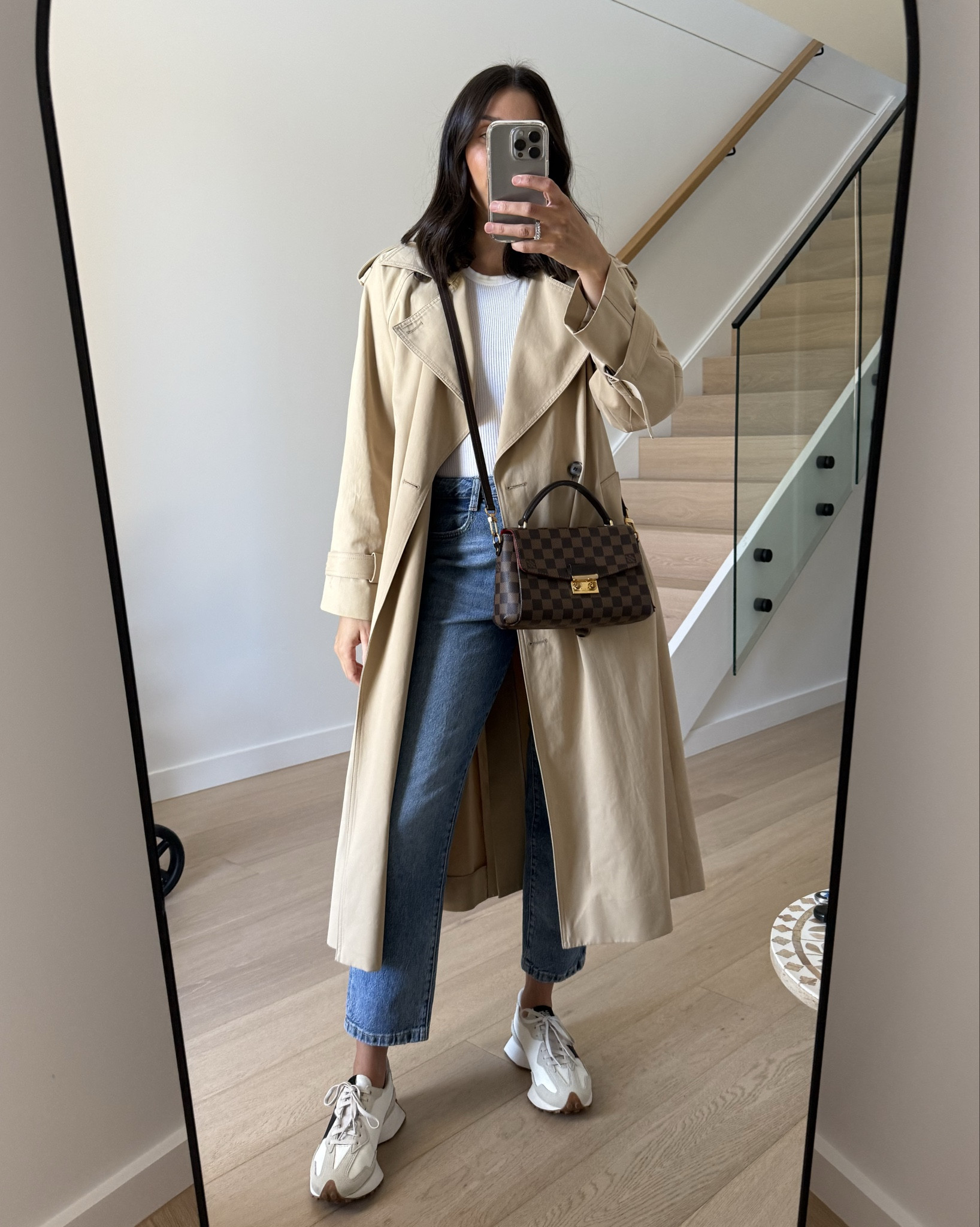 Trench coat, cropped jeans and white ribbed long sleeve for a chic, comfortable and practical autumn outfit x

#LTKaustralia #LTKautumn #LTKstyletip