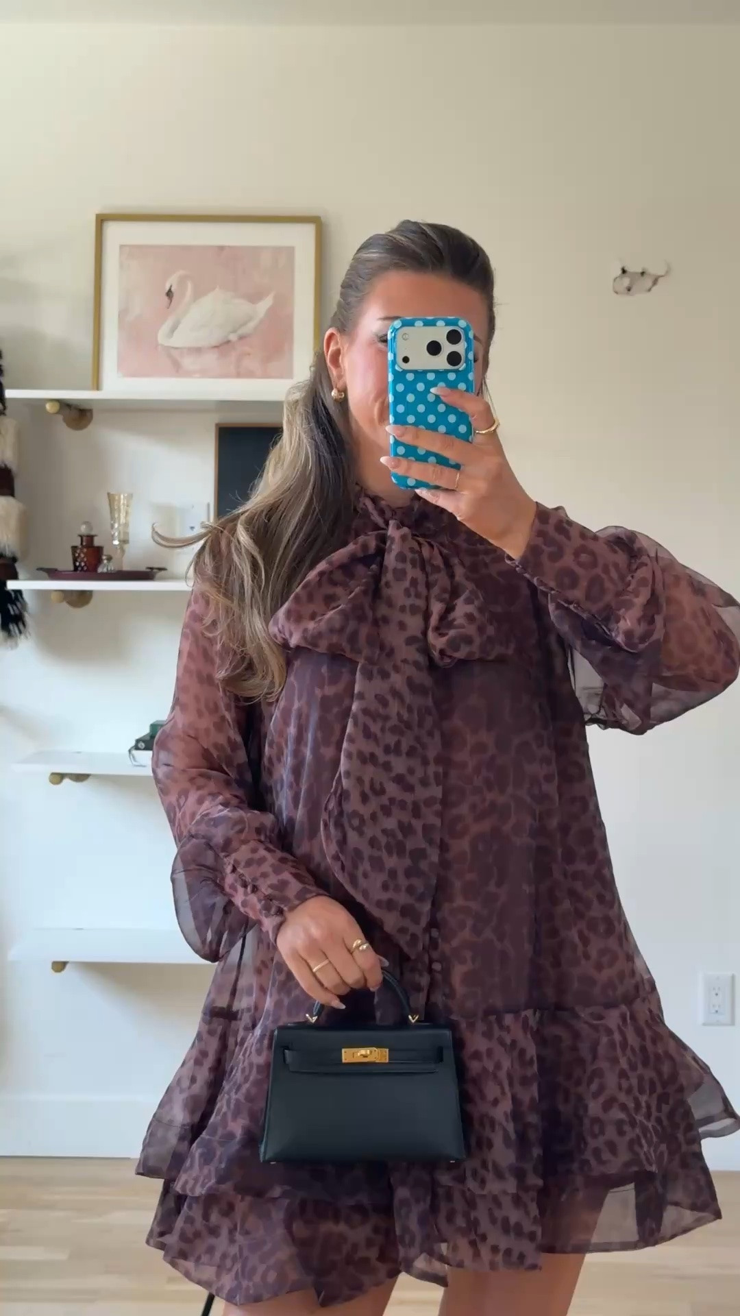 sheer leopard-print dress in brown and black with a tie-neck bow, long sleeves, and a ruffled hem amazon fall formal event & wedding guest dress ✨🍂

Im 5’4” and wearing my usual small/2 in all

electric picks: emerson20

amazon fashion, amazon dresses, amazon finds, amazon outfit ideas, amazon summer outfits, affordable fashion finds, resortwear, resort outfits, vacation outfits, vacation dresses, beach vacation outfits, summer vacation outfits, tropical vacation outfits, vacation outfit ideas, summer wedding guest dresses, wedding guest dresses, cocktail dresses, semi-formal dresses, black tie wedding guest dresses, destination wedding guest dresses, garden party dresses, wedding guest outfit ideas

#LTKSeasonal #LTKBump #LTKgrwm
