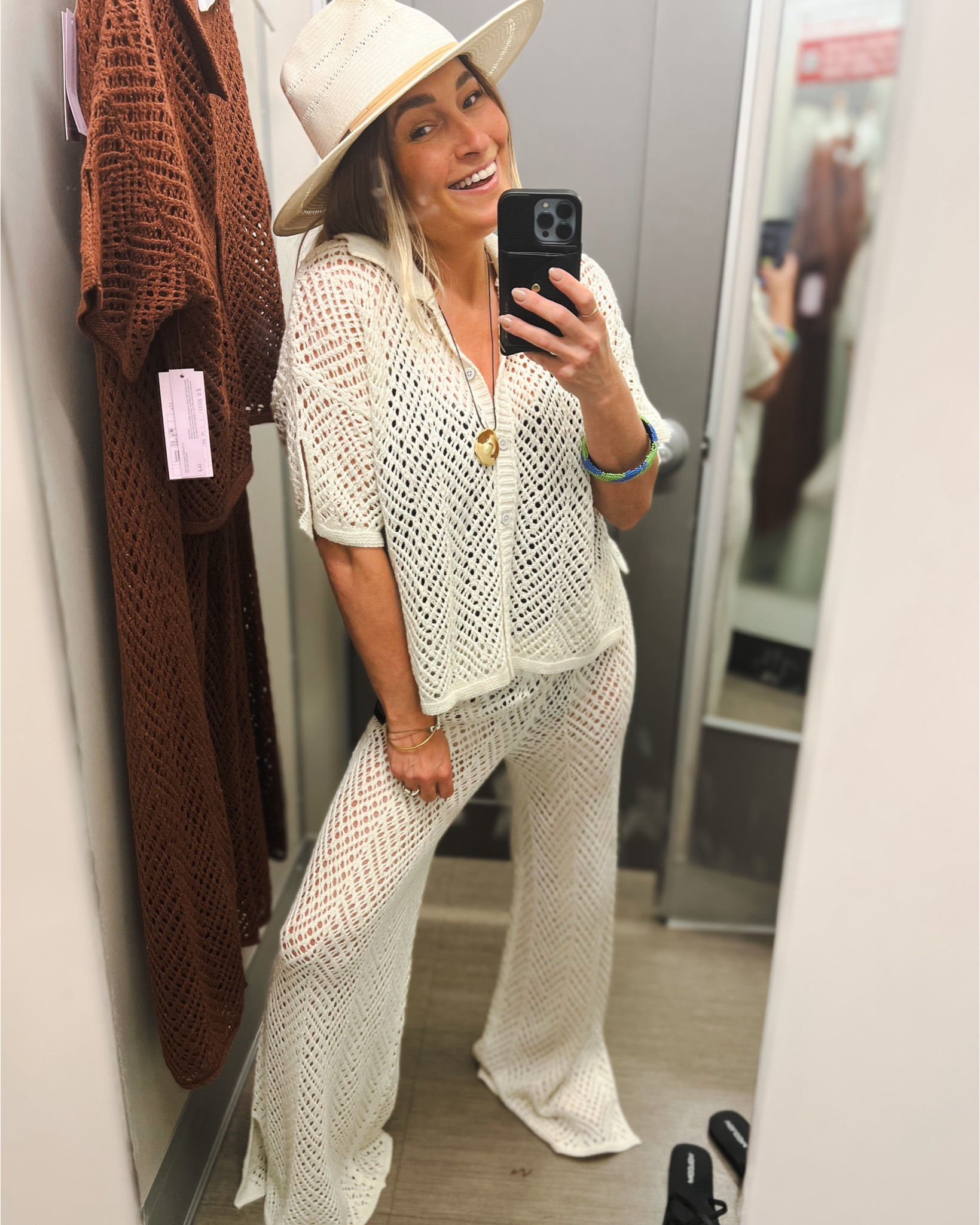 Crochet set for the win!!! I chose the dark brown/copper color, but you could totally mix and match these!! #target #summeroutfit #beachoutfit #travelstyle

#LTKSwim #LTKFestival #LTKTravel