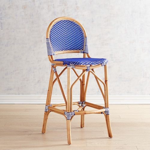 Juliane Navy Cafe Counter Bar Stool | Pier 1 Imports