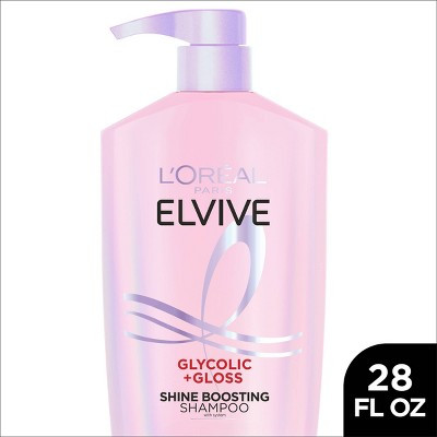 L'Oreal Paris Elvive Glycolic Gloss Shine Boosting Shampoo - 28 fl oz | Target