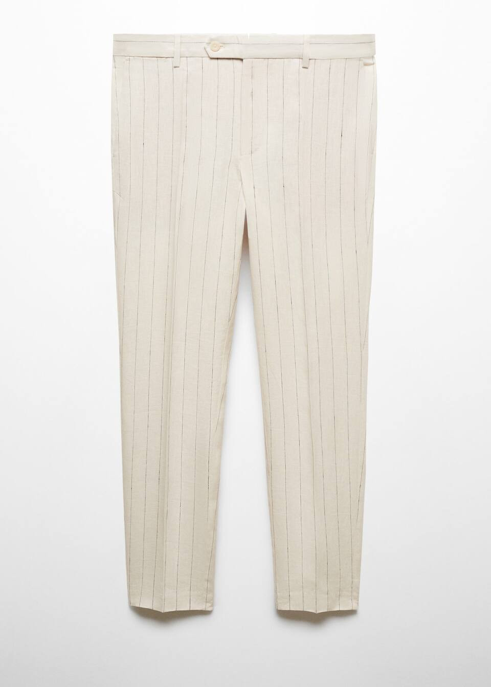 Slim fit pinstriped trousers -  Men | Mango Man USA | MANGO (US)
