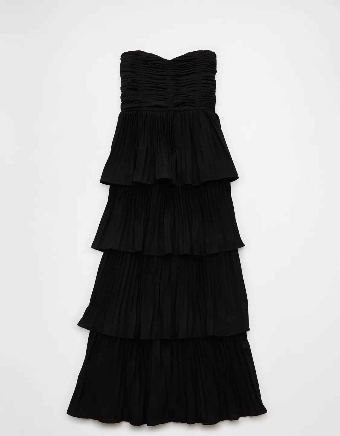 AE Tiered Pleated Maxi Dress | American Eagle Outfitters (US & CA)
