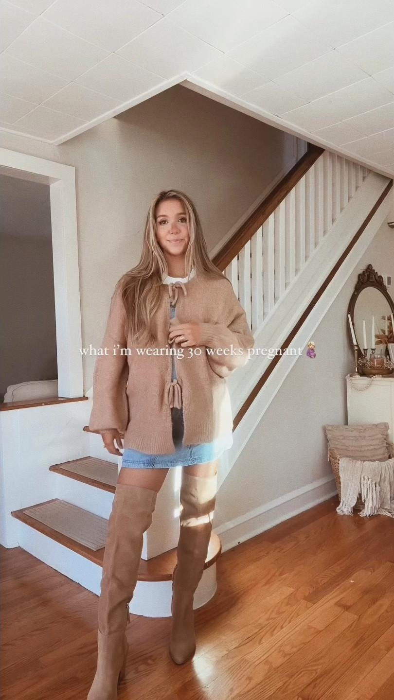 30 weeks pregnant ootd 🤍

#LTKSeasonal #LTKFindsUnder100 #LTKBump