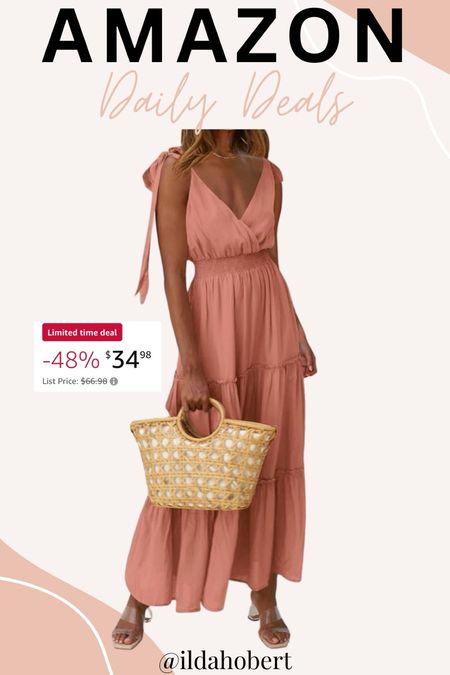 Amazon daily deal - 48% off this dress!!

Spring fashion, summer fashion, vacation outfit, resort wear, dress, Amazon fashion, affordable fashionn

#LTKsalealert #LTKstyletip #LTKfindsunder50