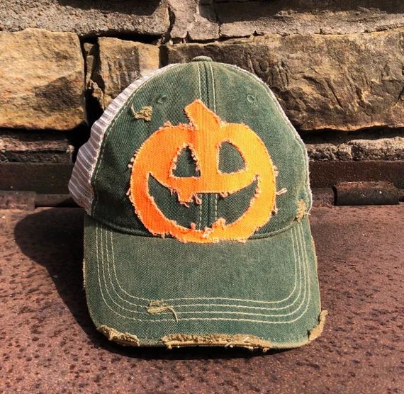 Halloween Hat Pumpkin Hat Women's Hat Women's Cap | Etsy | Etsy (US)