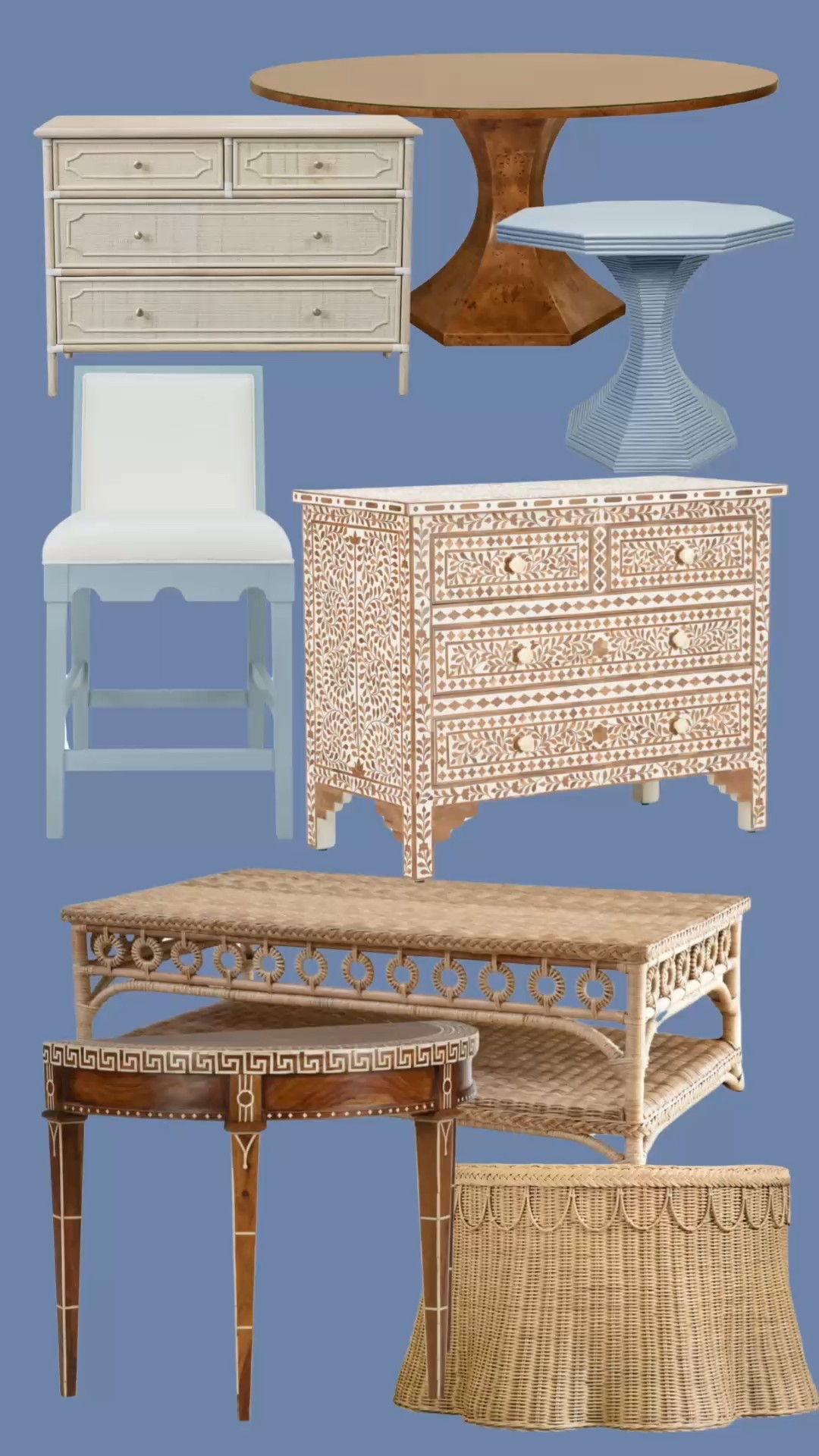 Quality furniture pieces shipped directly to you! These are brands sourced by interior designers unique coffee tables, demilunes, dressers, bar stools, side tables 

#LTKHome