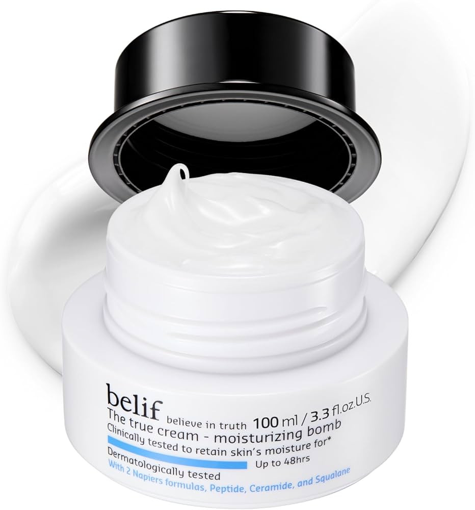 belif Moisturizing Bomb \u2013 Daily Ceramide Moisturizer with Peptide & Squalane, 48hr Hydration... | Amazon (US)