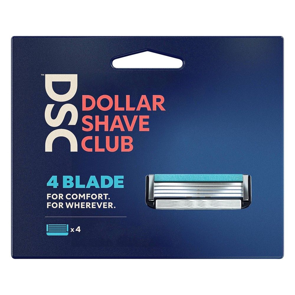 Dollar Shave Club 4-Blade Razor Refill + 4 Cartridges | Target