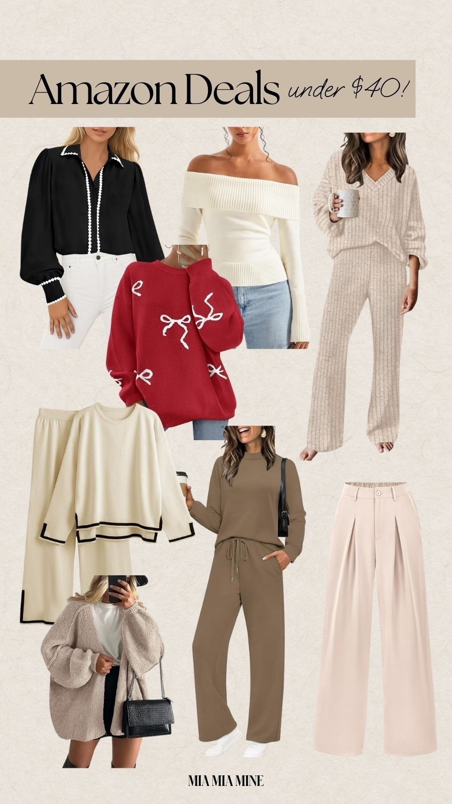 Amazon fashion deals
Shop lounge sets, Valentine’s Day sweaters and cardigans on sale
All under $40

#LTKootd #LTKSaleAlert #LTKSeasonal