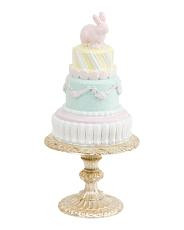 Bunny Cake With Stand | TJ Maxx