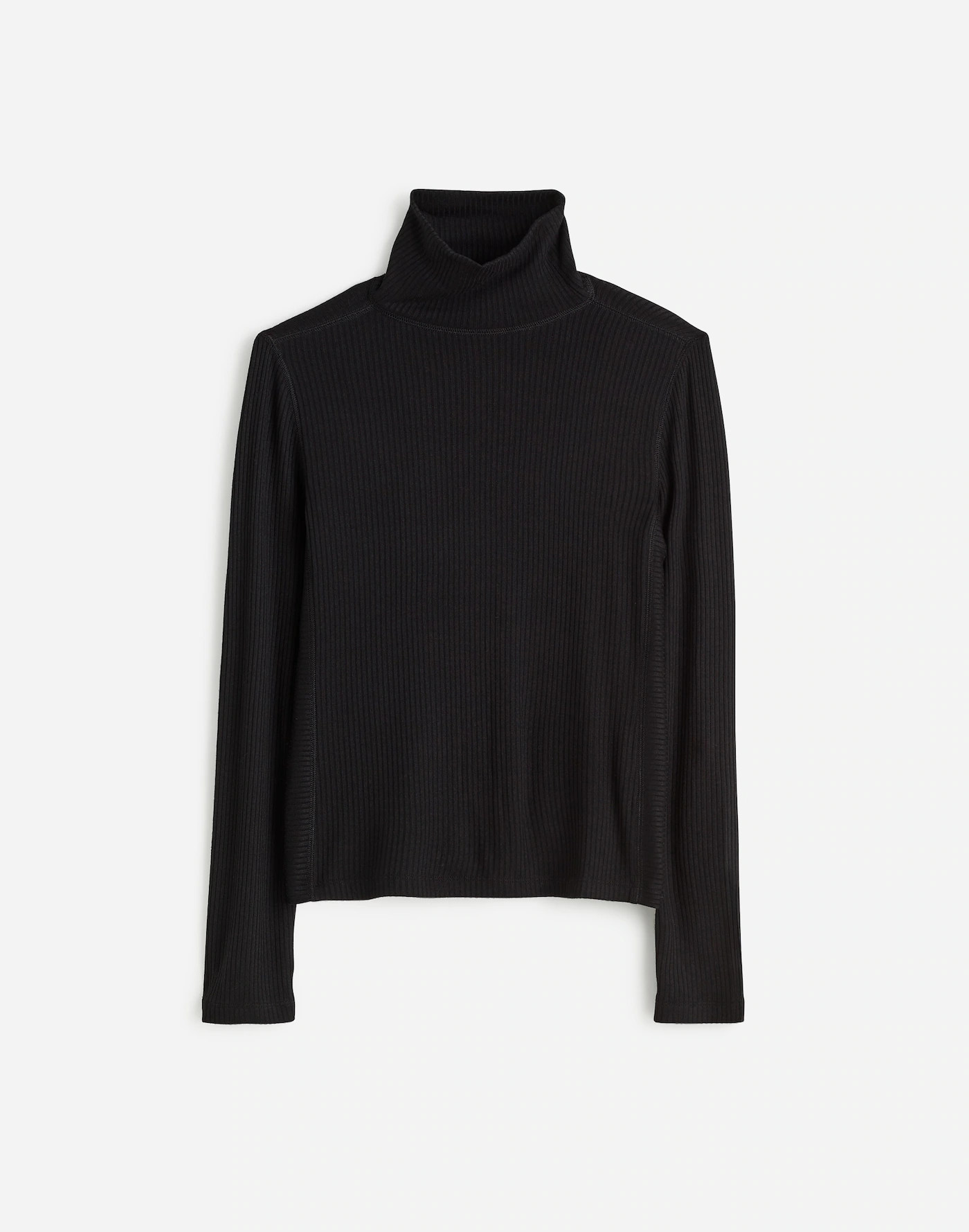 Ribbed Turtleneck Long-Sleeve Tee | Madewell | Madewell