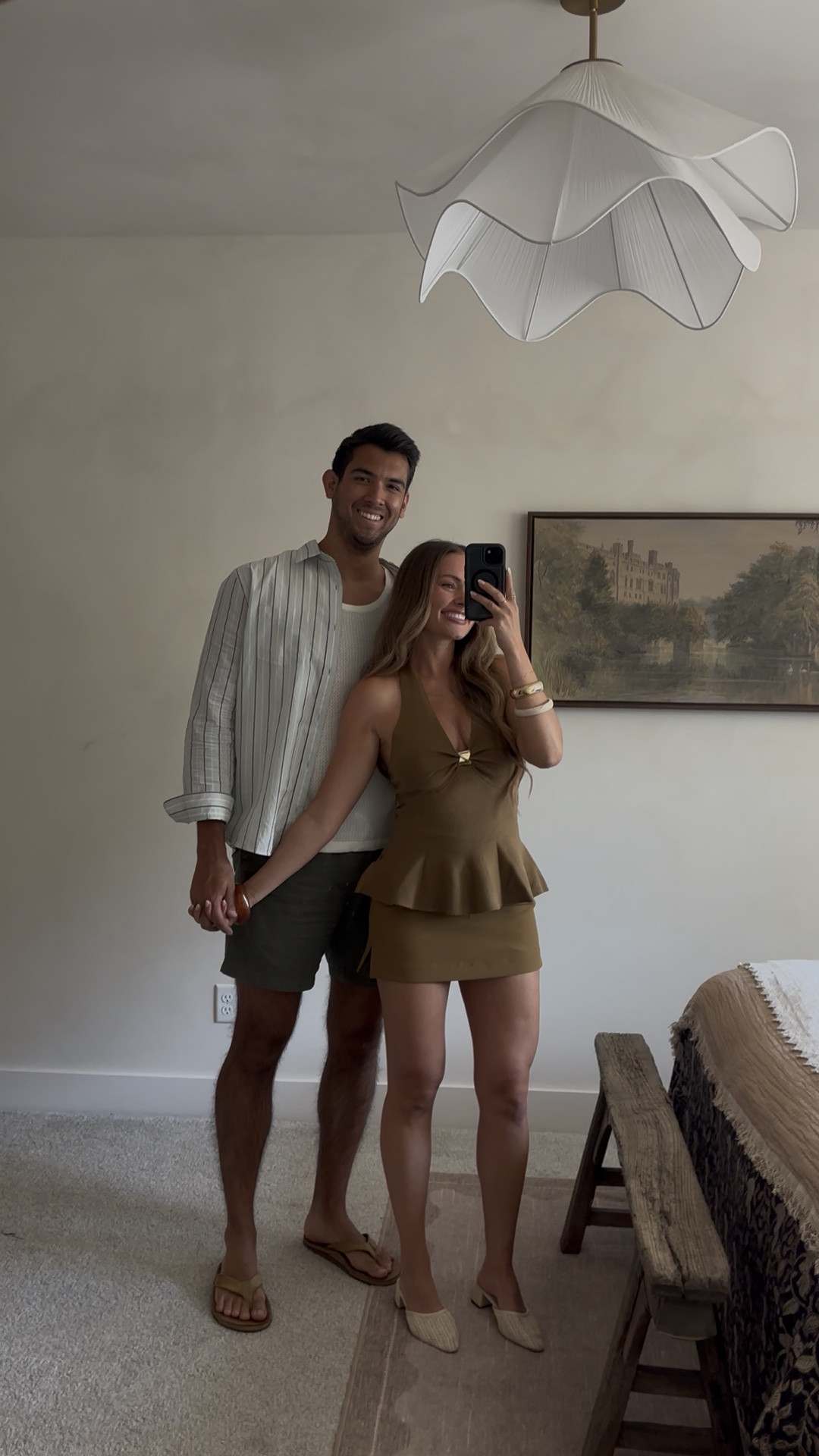 The cutest peplum top from @Express! I’m in size S in the top & 4 in the skort! Cameron is in size XL in the tops & 34 in the shorts! #DressToExpress #ExpressPartner #Gifted

#LTKootd #LTKMens #LTKSaleAlert