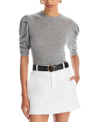 FRAME Ruched Puff Sleeve Sweater | Bloomingdale's Women | Bloomingdale's (AU)