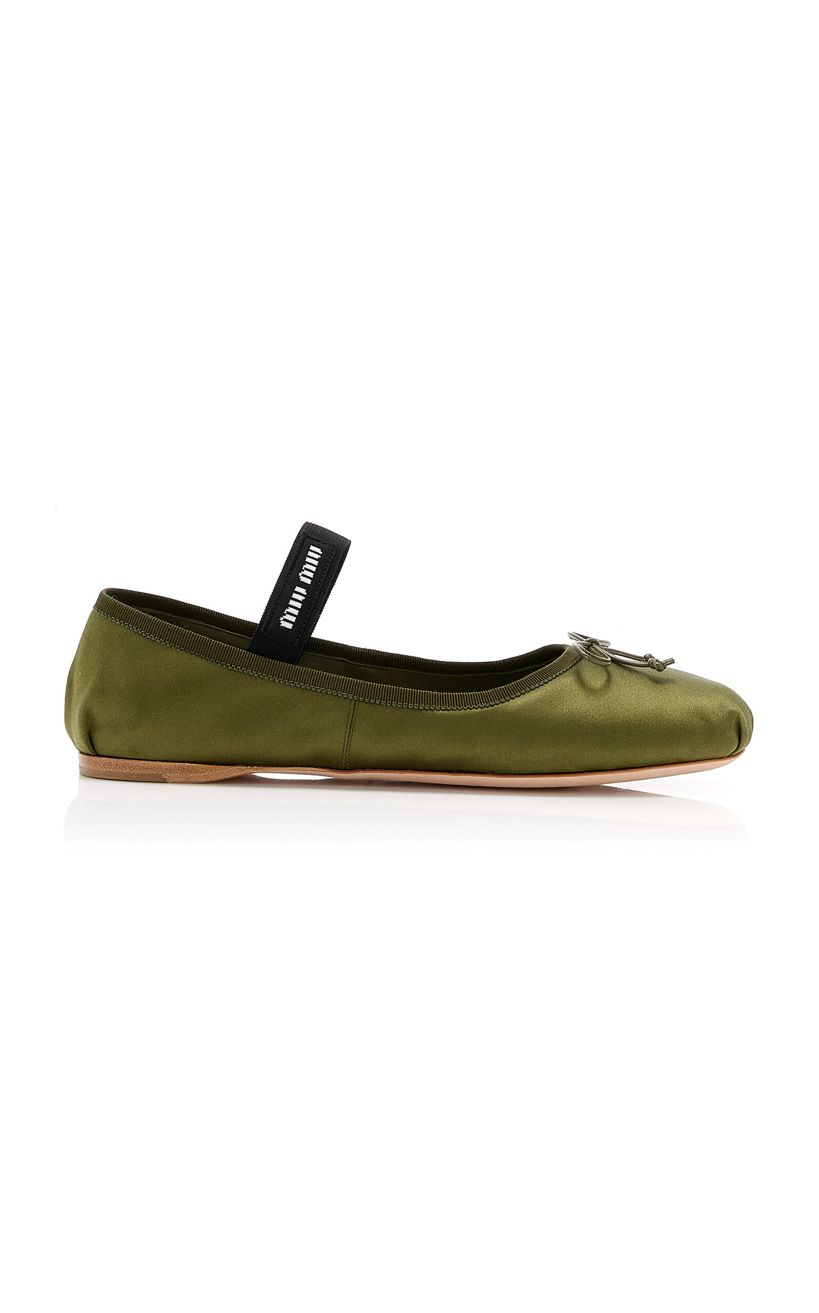 Miu Miu Satin Ballet Flats - Moda Operandi | Moda Operandi (Global)