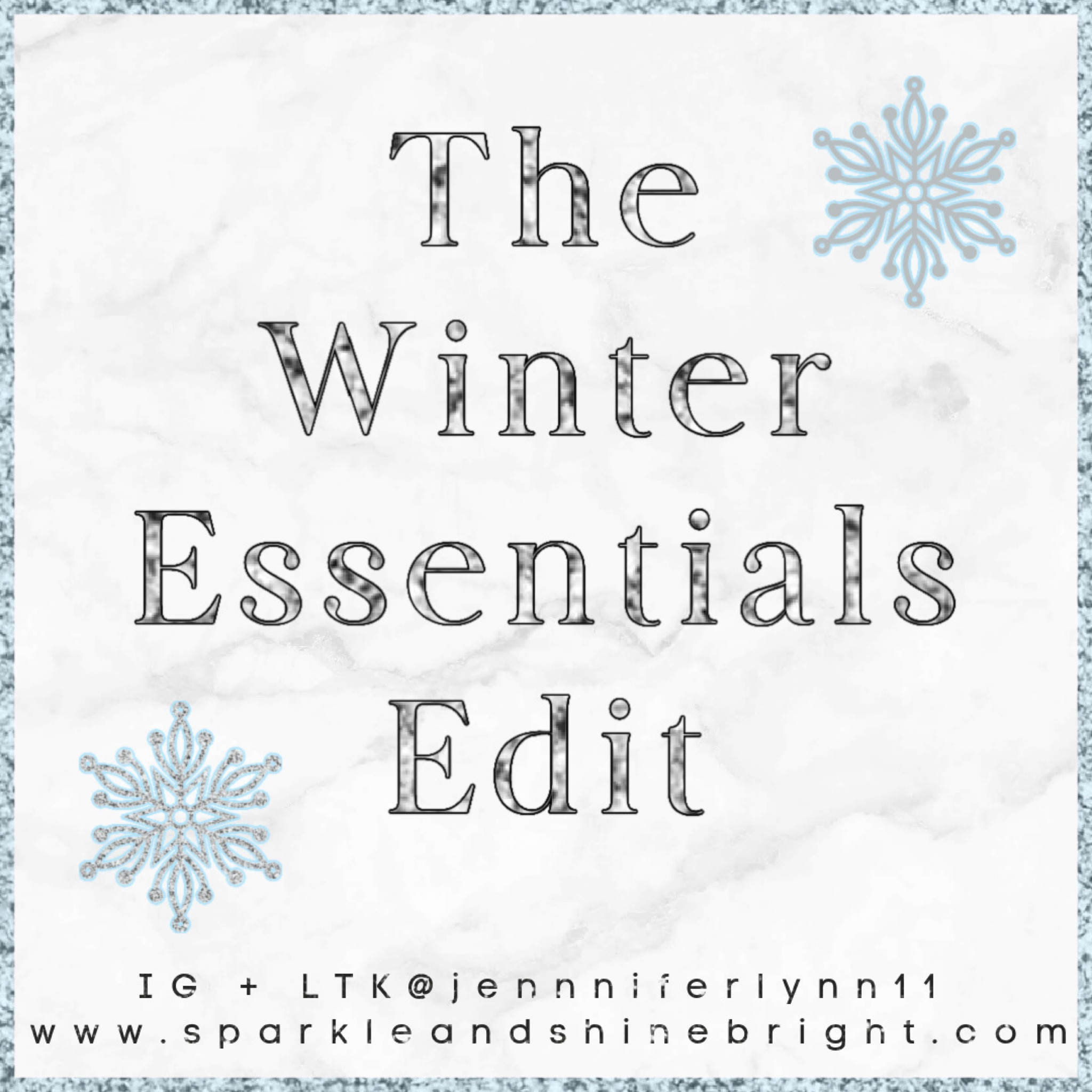 The Winter Essentials Edit which is a curated list of products // things that will help you have a great Winter season! 

It consists of :
- sweaters 
- tops 
- pants 
- shoes 
- coasts, out wear + accessories 
- beauty + skin care 
- home decor 
- entertaining ideas 

#LTKSeasonal #LTKHome #LTKBeauty