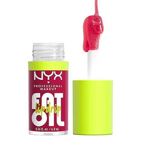 NYX PROFESSIONAL MAKEUP Fat Oil Lip Drip, Moisturizing, Shiny and Vegan Tinted Lip Gloss - Newsfe... | Amazon (US)