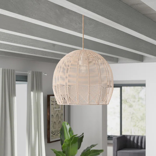 Allenhurst 1 - Light Natural Single Pendant | Wayfair North America