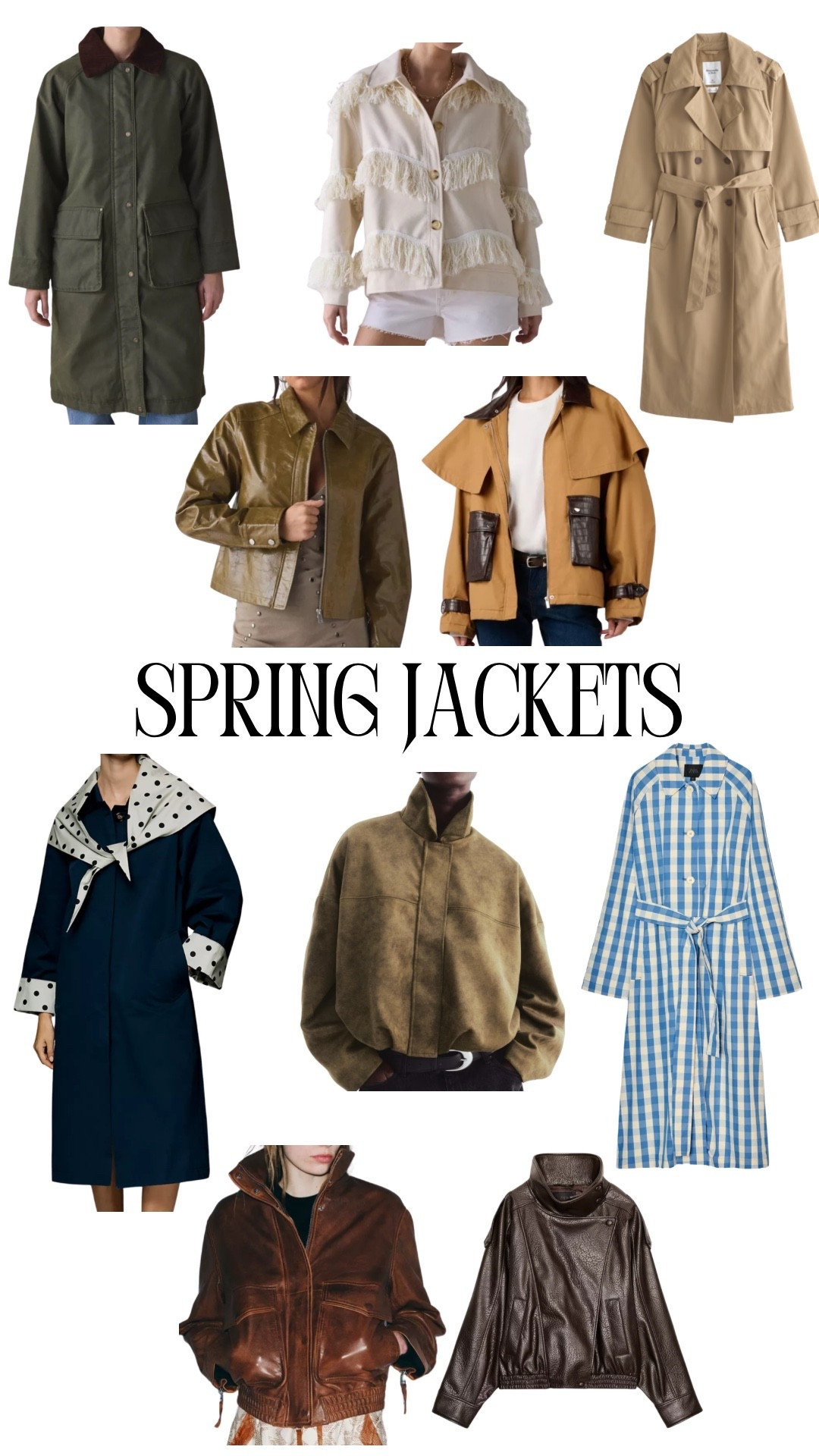 Perfect spring jackets 

#LTKMidsize #LTKootd #LTKWorkwear
