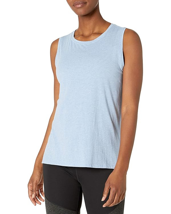 Amazon Essentials Women's Soft Cotton Standard-Fit Yoga Tank (Available in Plus Size) (Previously... | Amazon (US)