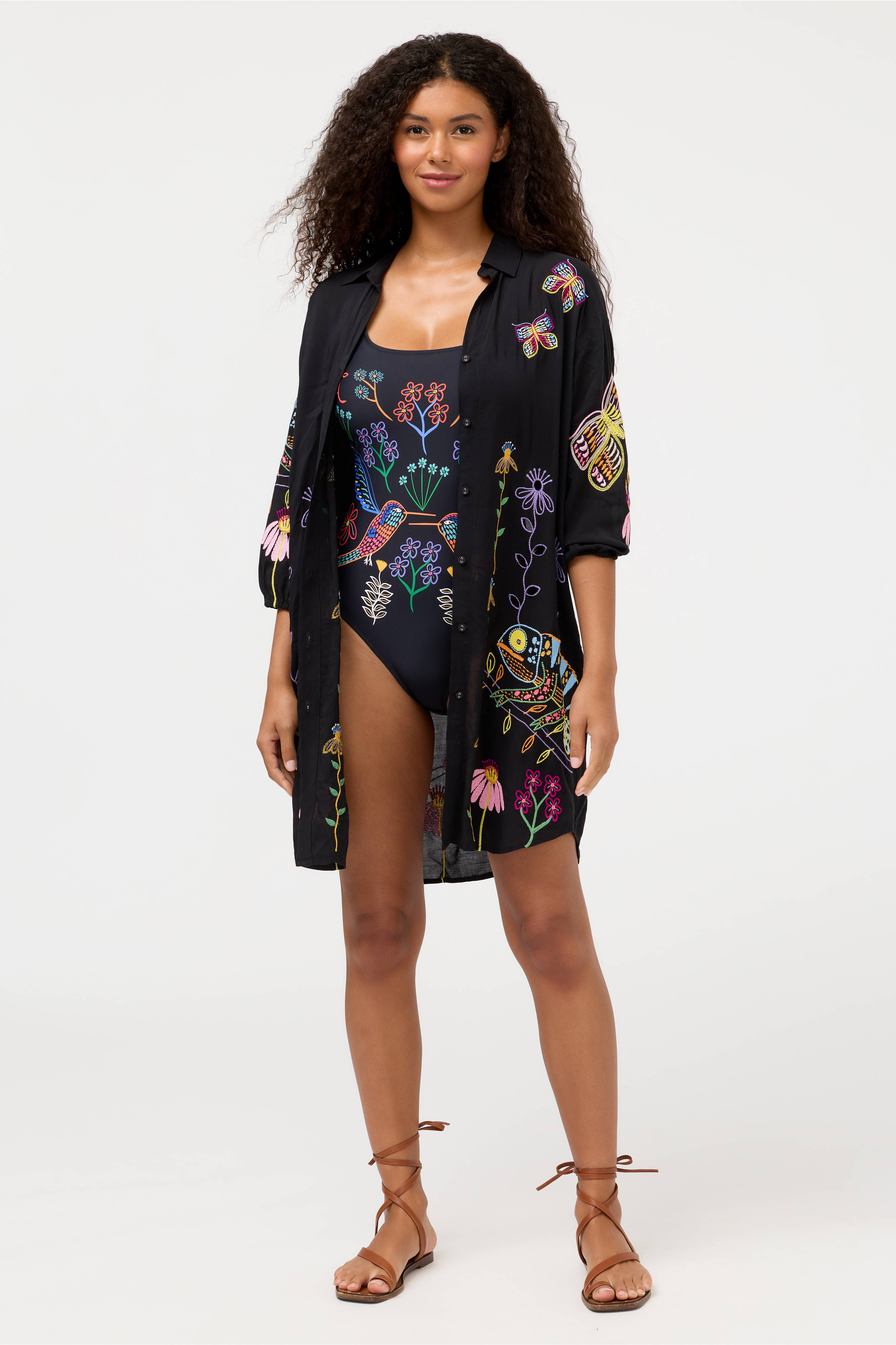 JW X ASHLEY PERCIVAL BUTTON DOWN SHIRT DRESS
                                
                   ... | Johnny Was