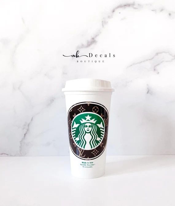 Designer Series (BLANK) Reusable Starbucks Coffee/Tea Cup 16oz | Etsy (US)