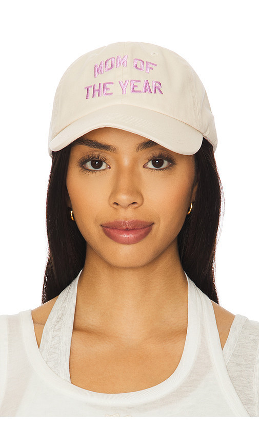 Favorite Daughter Mom Of The Year Baseball Hat in Cream. | Revolve Clothing (Global)