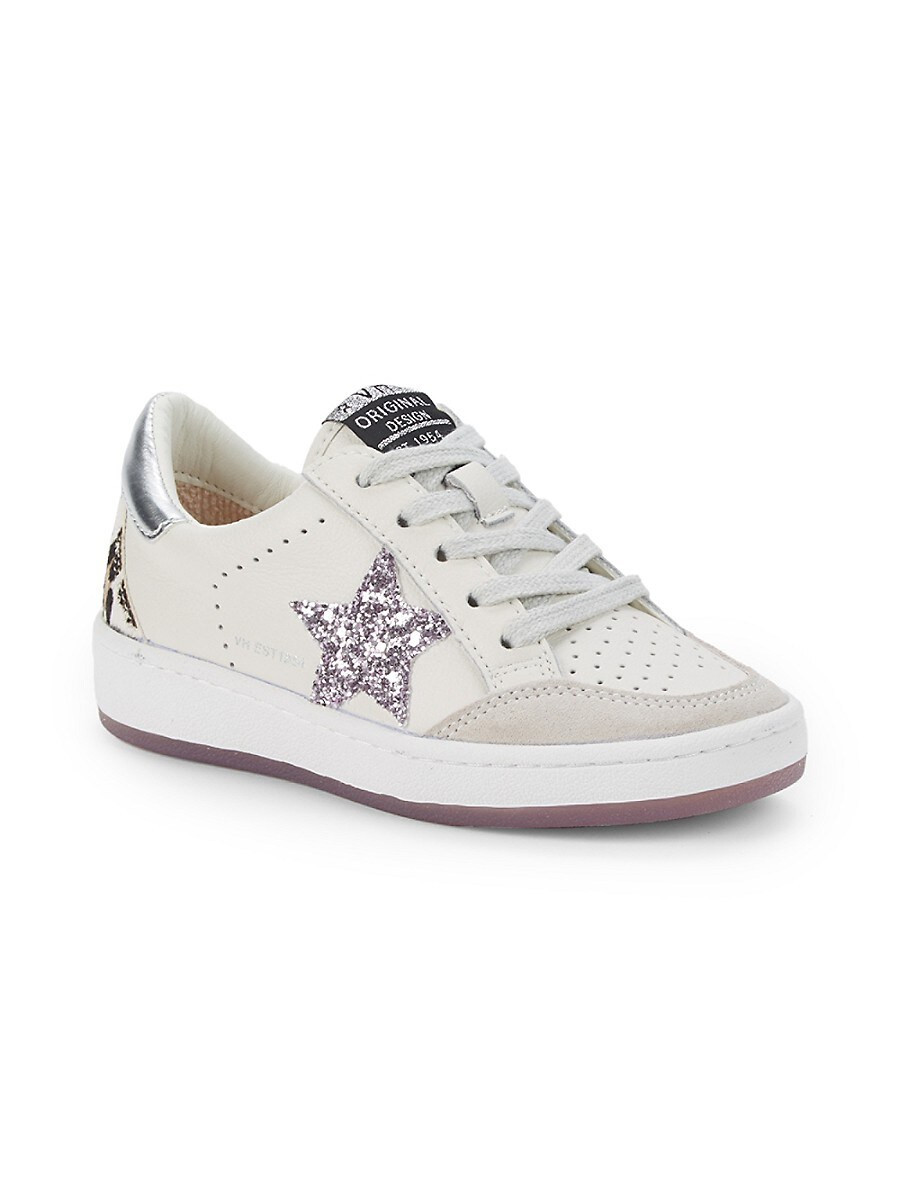Vintage Havana Girl's Calf Hair, Leather & Suede Glitter Star Sneakers - White Multi - Size 8 (Toddl | Saks Fifth Avenue OFF 5TH