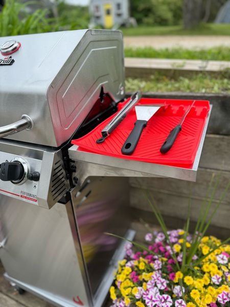 Summer bbq grill accessories: this silicone mat allows me to rest utensils on the side without getting my grill grubby  

#LTKHome #LTKSeasonal #LTKFindsUnder50