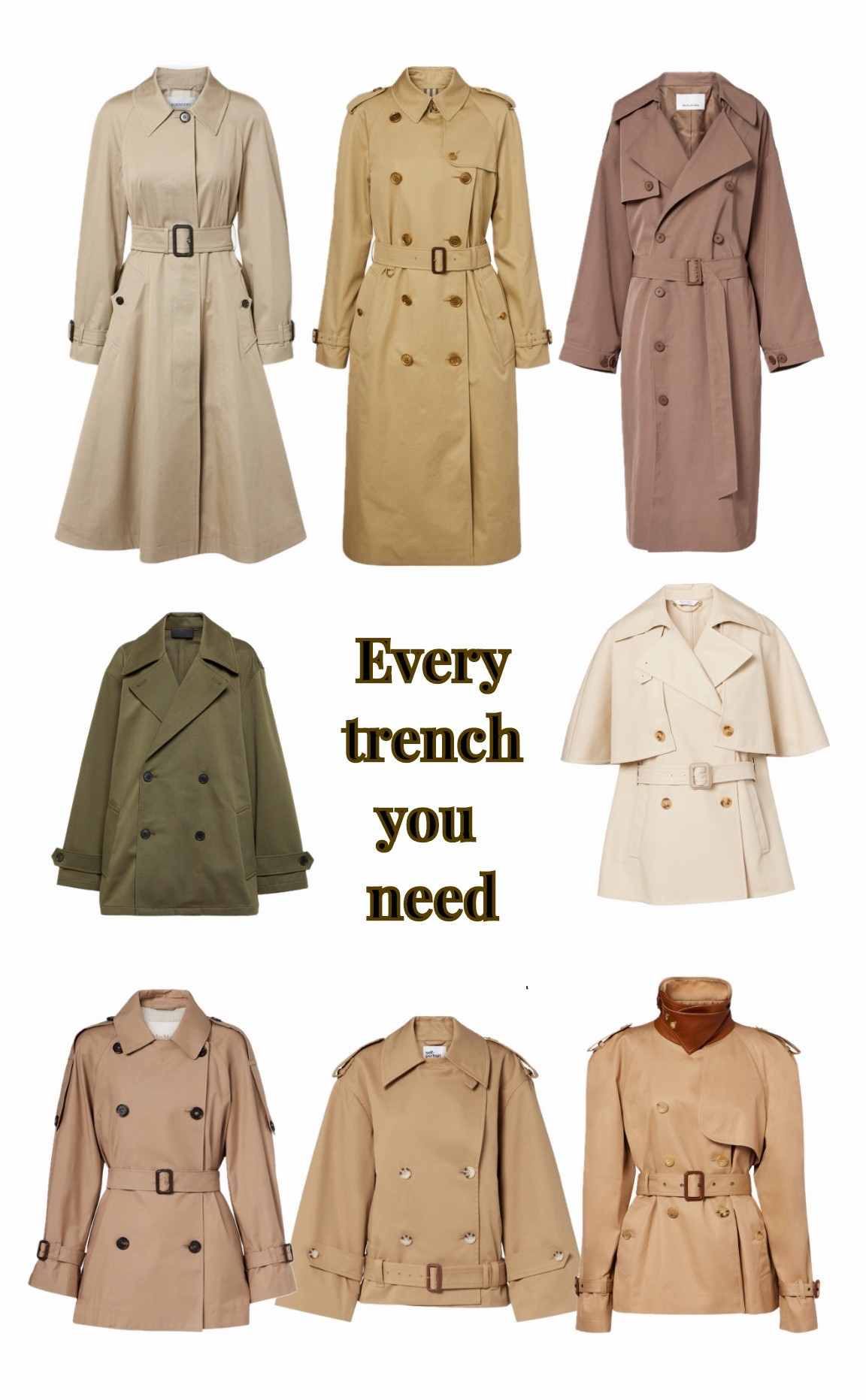 From budget to splurge - your perfect trench awaits. 

#LTKStyleTip #LTKFallSale #LTKOver40