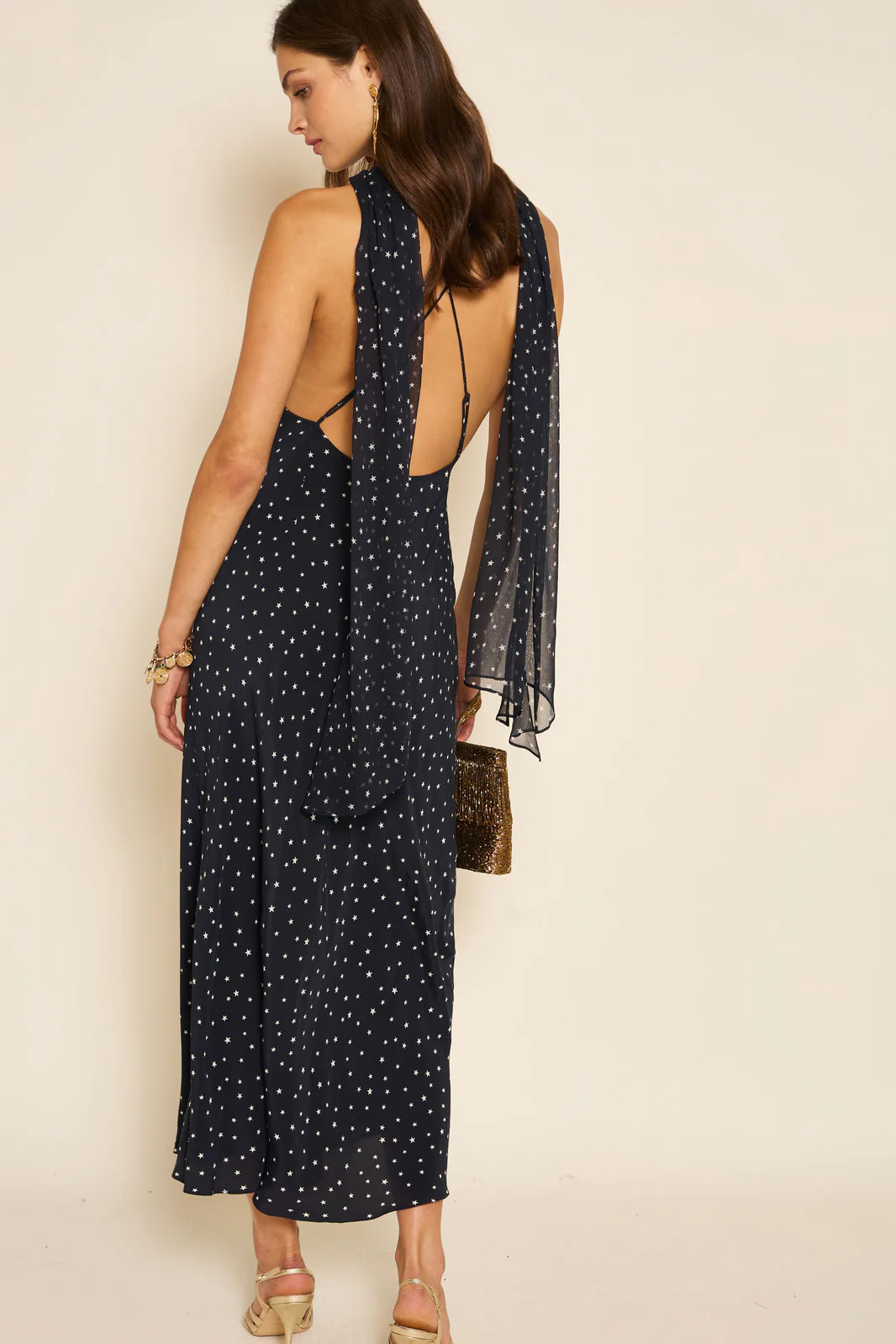 Sandrine - Daisy Jacquard Blue | Rixo