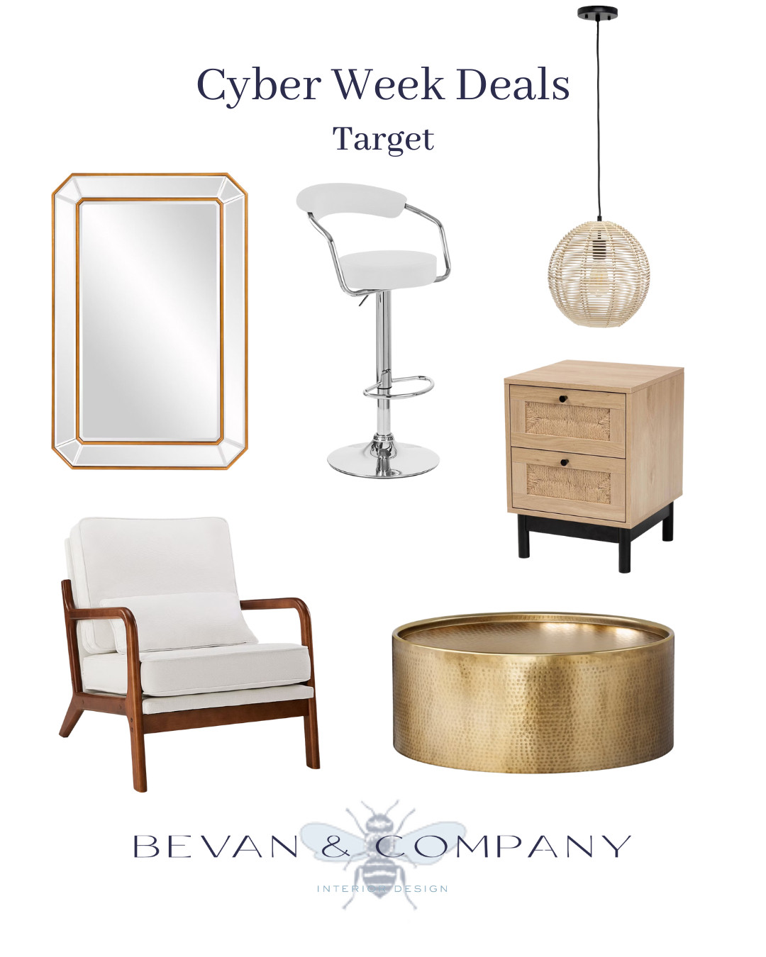Cyber Week starts on November 17, which means you don't have to wait for Black Friday or Cyber Monday to get your holiday shopping started! We've put together a gift guide of our favorite items from Target, ranging from mirrors to chairs to center tables and more. Happy shopping (and gifting)! 	 

 

#LTKCyberWeek #LTKGiftGuide #LTKHome