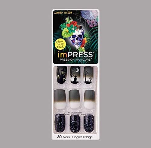 imPress Press-On Manicure ~ Fantasy ~ Glow in the Dark Halloween | Amazon (US)