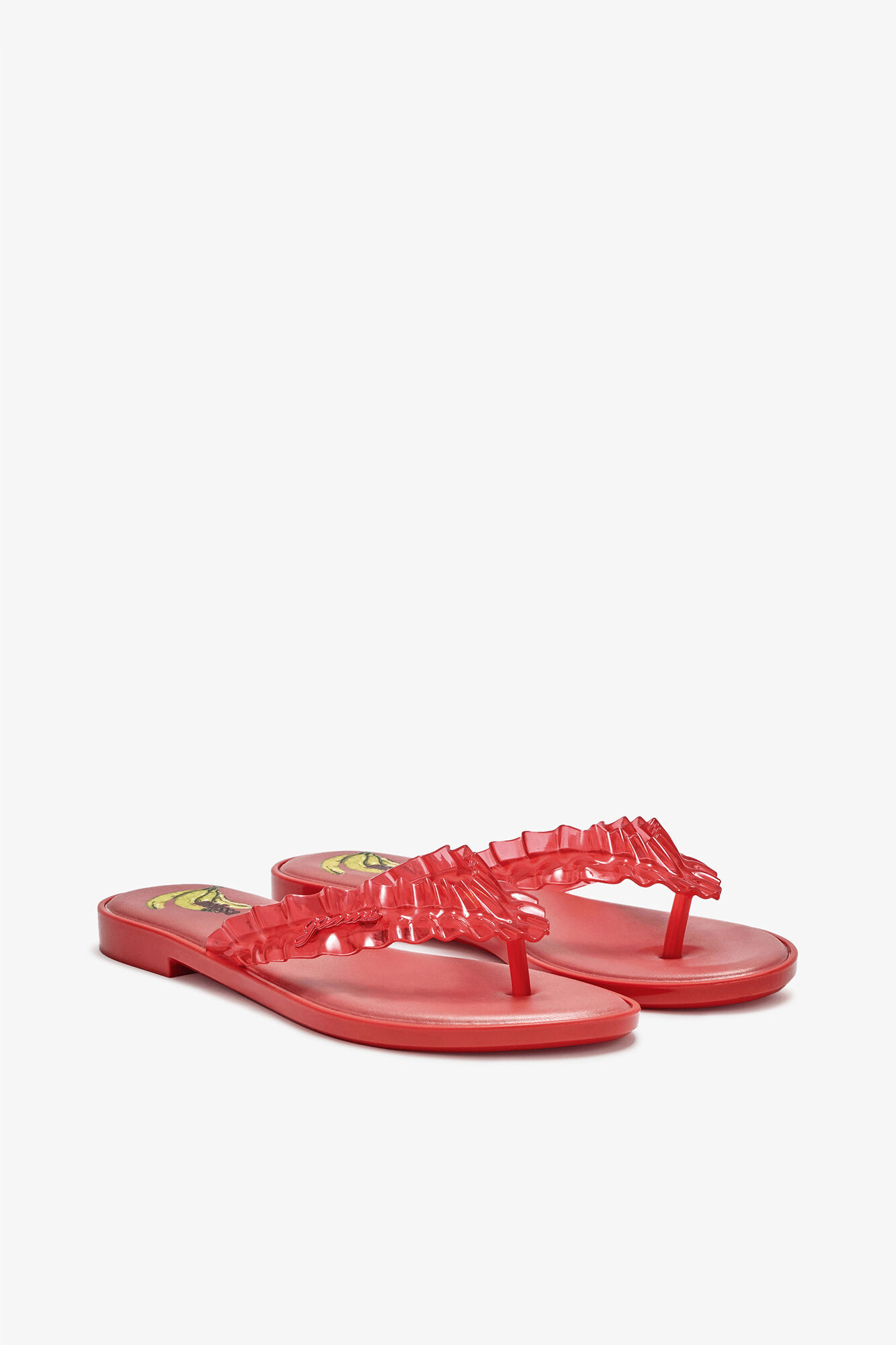 Melissa Flip Flop in Red | Ganni