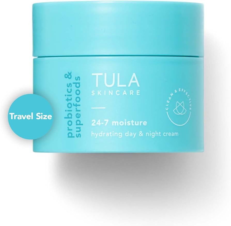 TULA Skin Care 24-7 Moisture Hydrating Day and Night Cream - Travel-Size, Ultra Nourishing Moistu... | Amazon (US)
