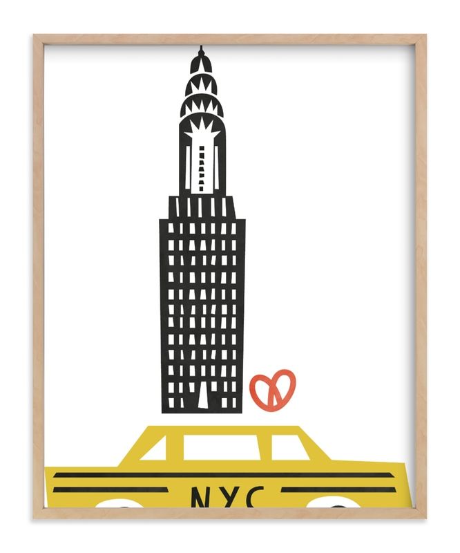 "NYC" - Graphic Limited Edition Art Print by Nazia Hyder. | Minted