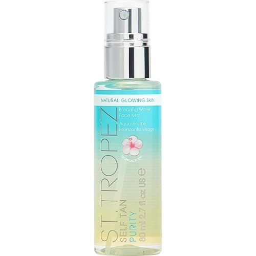 St.Tropez Self Tan Purity Bronzing Water Face Mist, Natural Sunkissed Glow with Hyaluronic Acid & Antioxidants, Vegan, Natural & Cruelty-Free Face Care, 2.7 Fl Oz | Amazon (US)