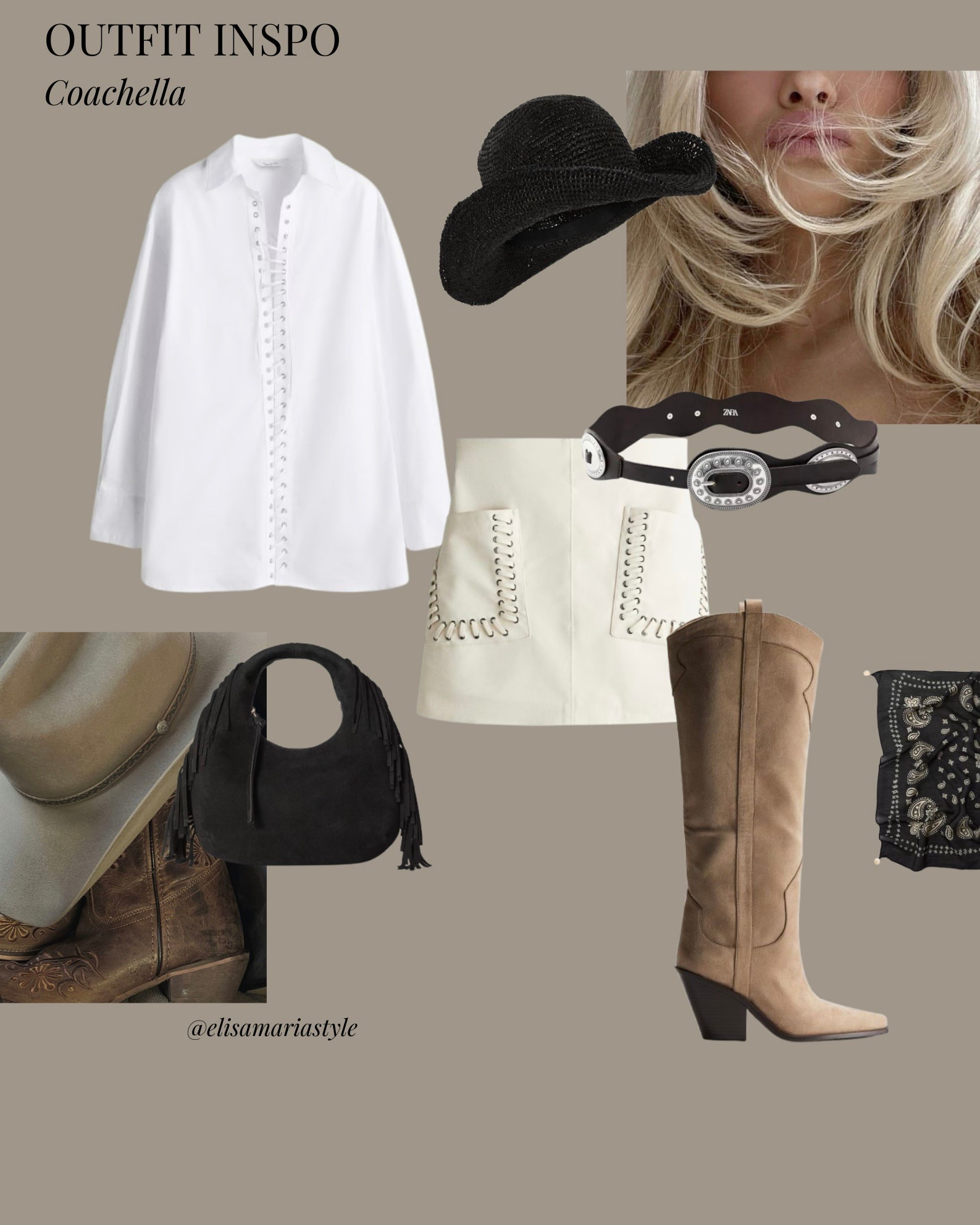 Festival outfit idea 🤍

#LTKbag #LTKshoes #LTKfestival