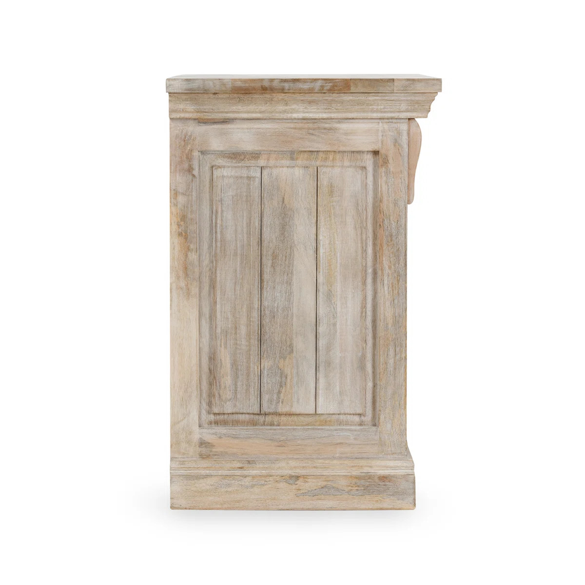 Adelaide Three-Drawer Mango Wood Nightstand | Wayfair North America