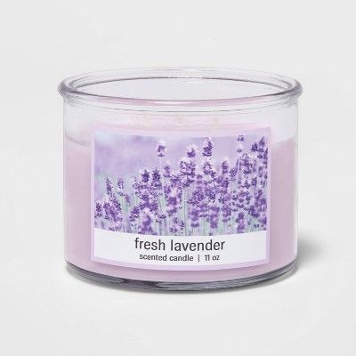 Glass Jar Fresh Lavender Candle | Target