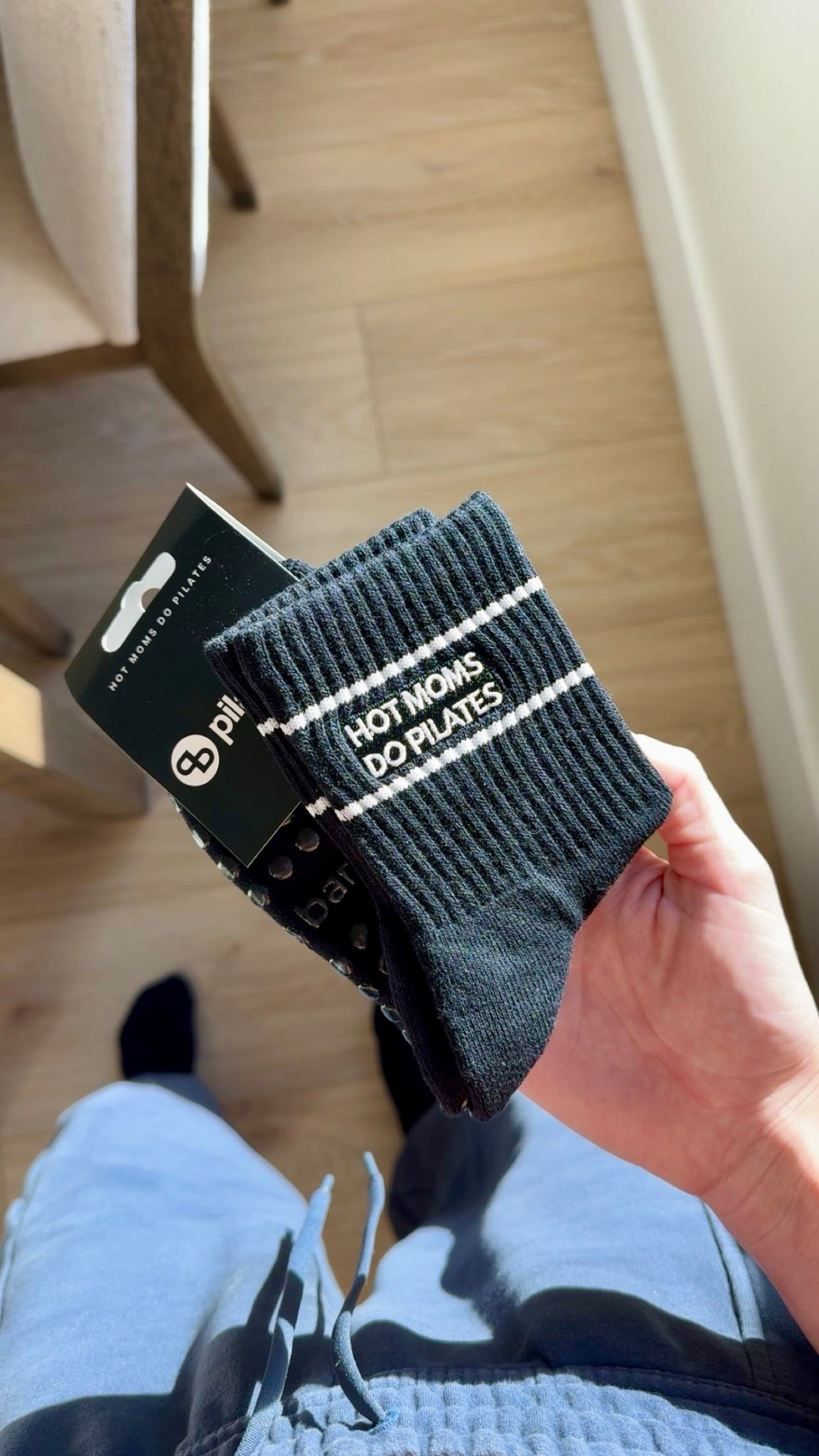 This is now my new favorite grip sock

#LTKFindsUnder50 #LTKmomlife #LTKActive