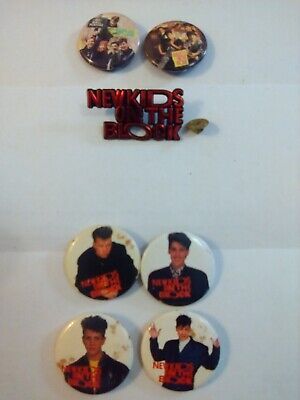 New Kids On The Block 6 Small Button 1.5" Pins, NKOTB Logo RARE Mixed 1989-2011   | eBay | eBay US