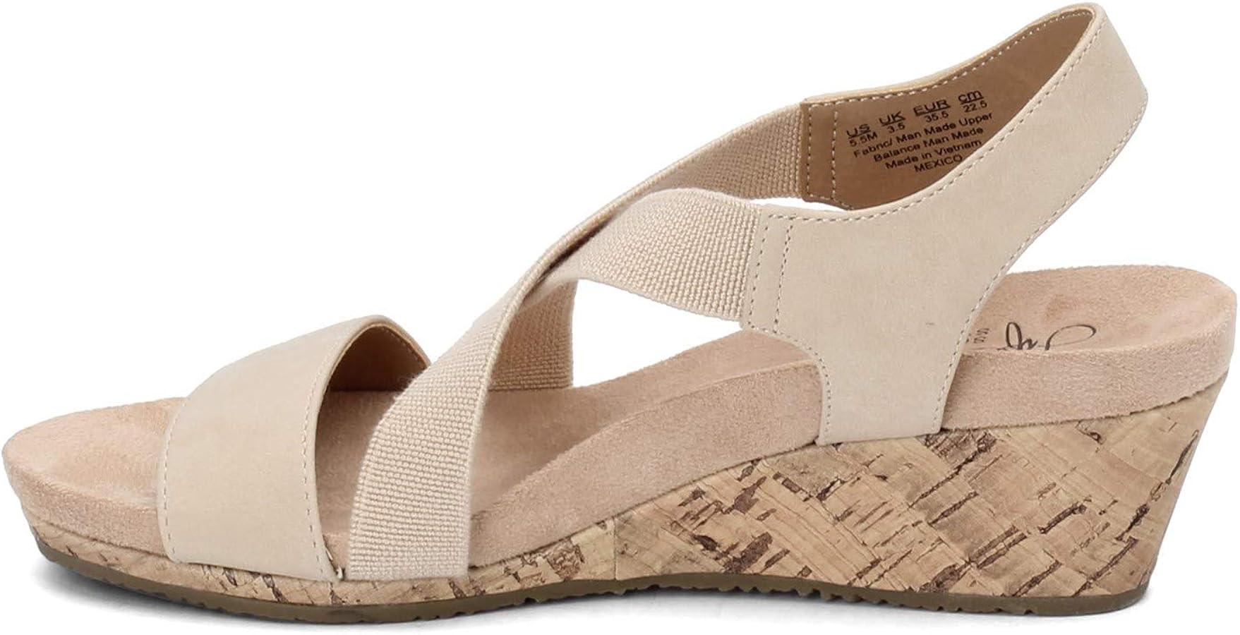 LifeStride Women's, Mexico Wedge Sandal | Amazon (US)