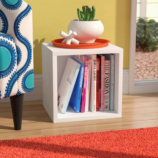 Bolan 12.6'' H x 13.4'' W Zboard Paperboard Cube Bookcase | Wayfair North America