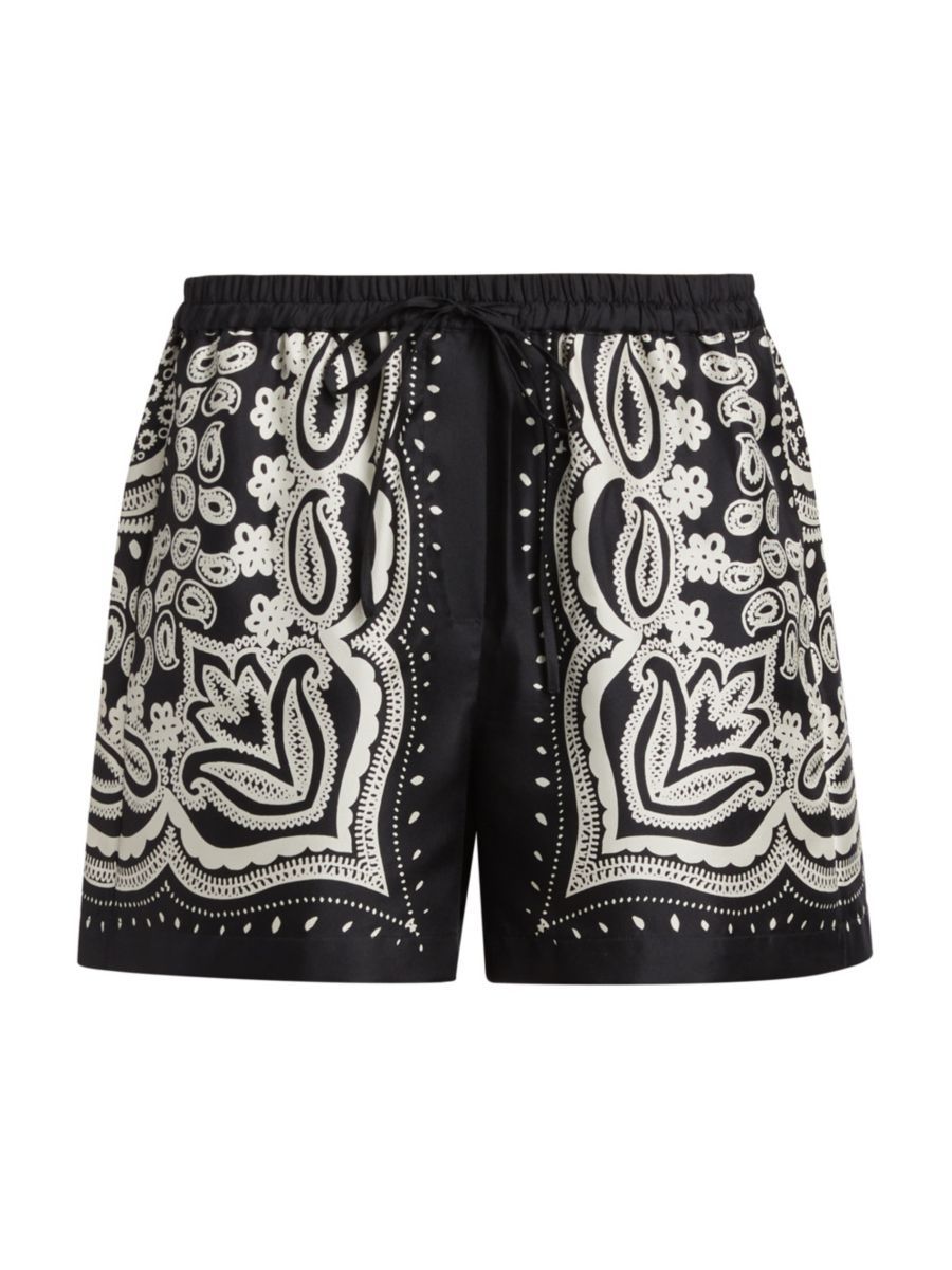 Frances Silk Drawstring Shorts | Saks Fifth Avenue