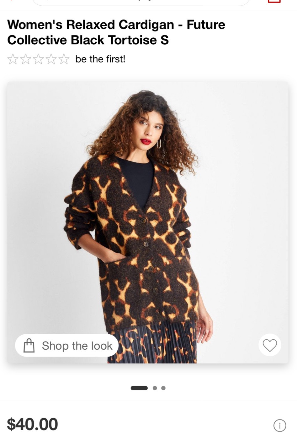 Target Future Collective Tortoise Cardigan 

#LTKFindsUnder50 #LTKMidsize #LTKStyleTip