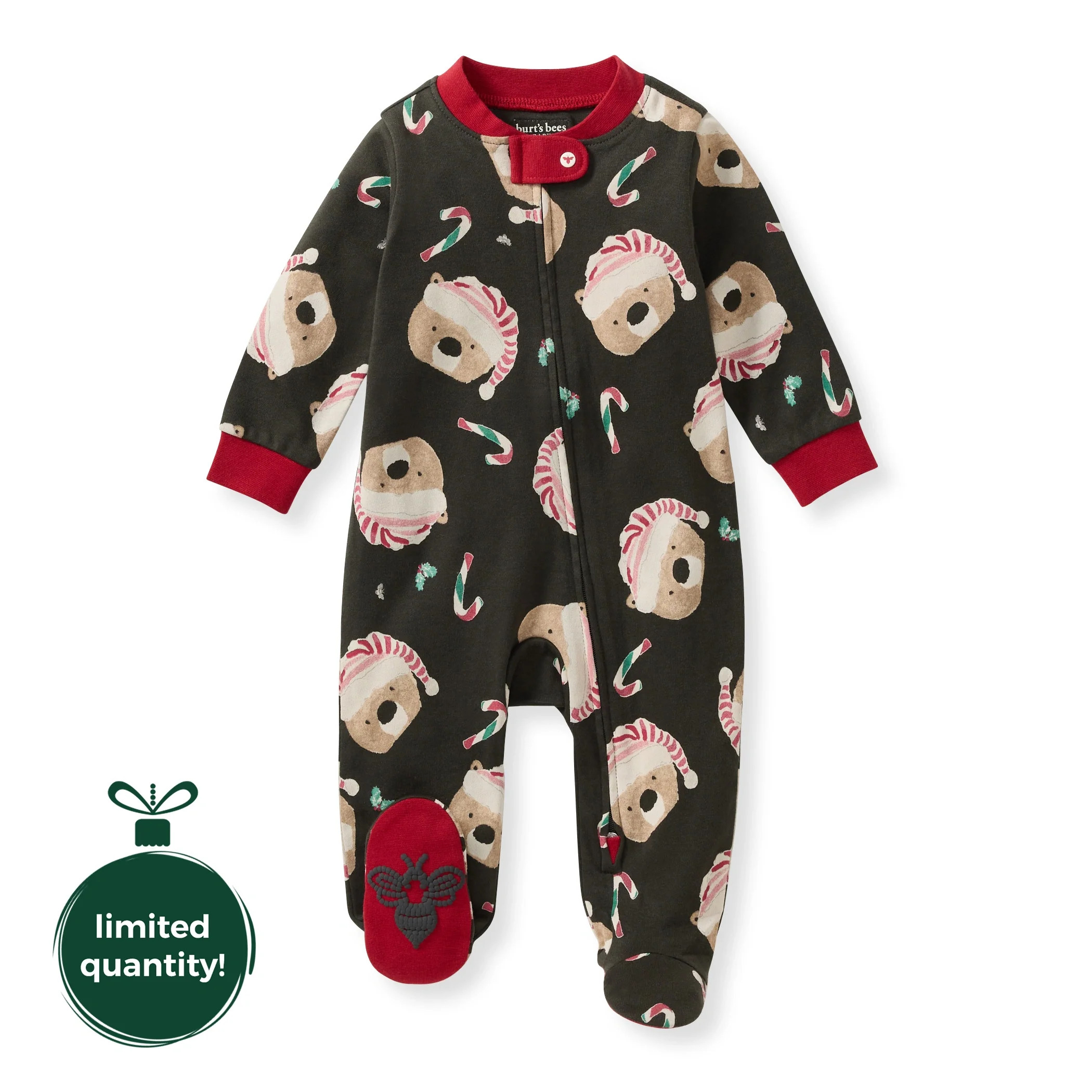 Candy Cane Bears Matching Family Sleep & Play | Burts Bees Baby