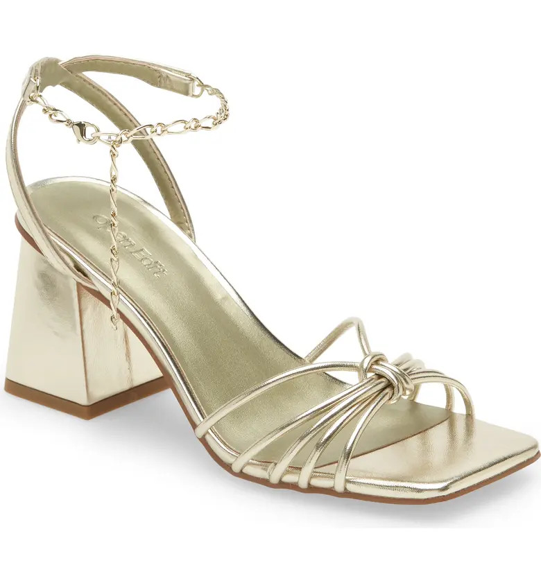 Open Edit Clarissa Chain Sandal | Nordstrom | Nordstrom