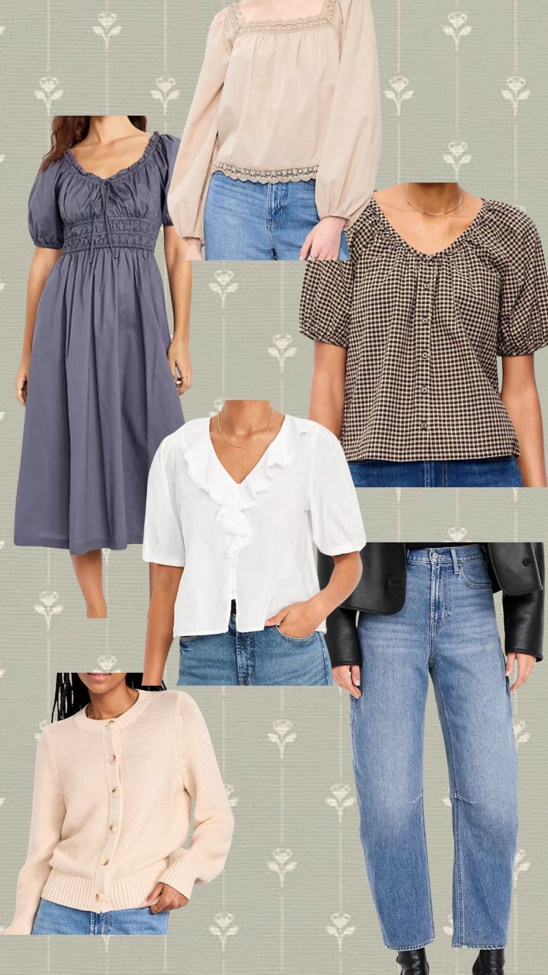 100% cotton pieces - most under $30! 