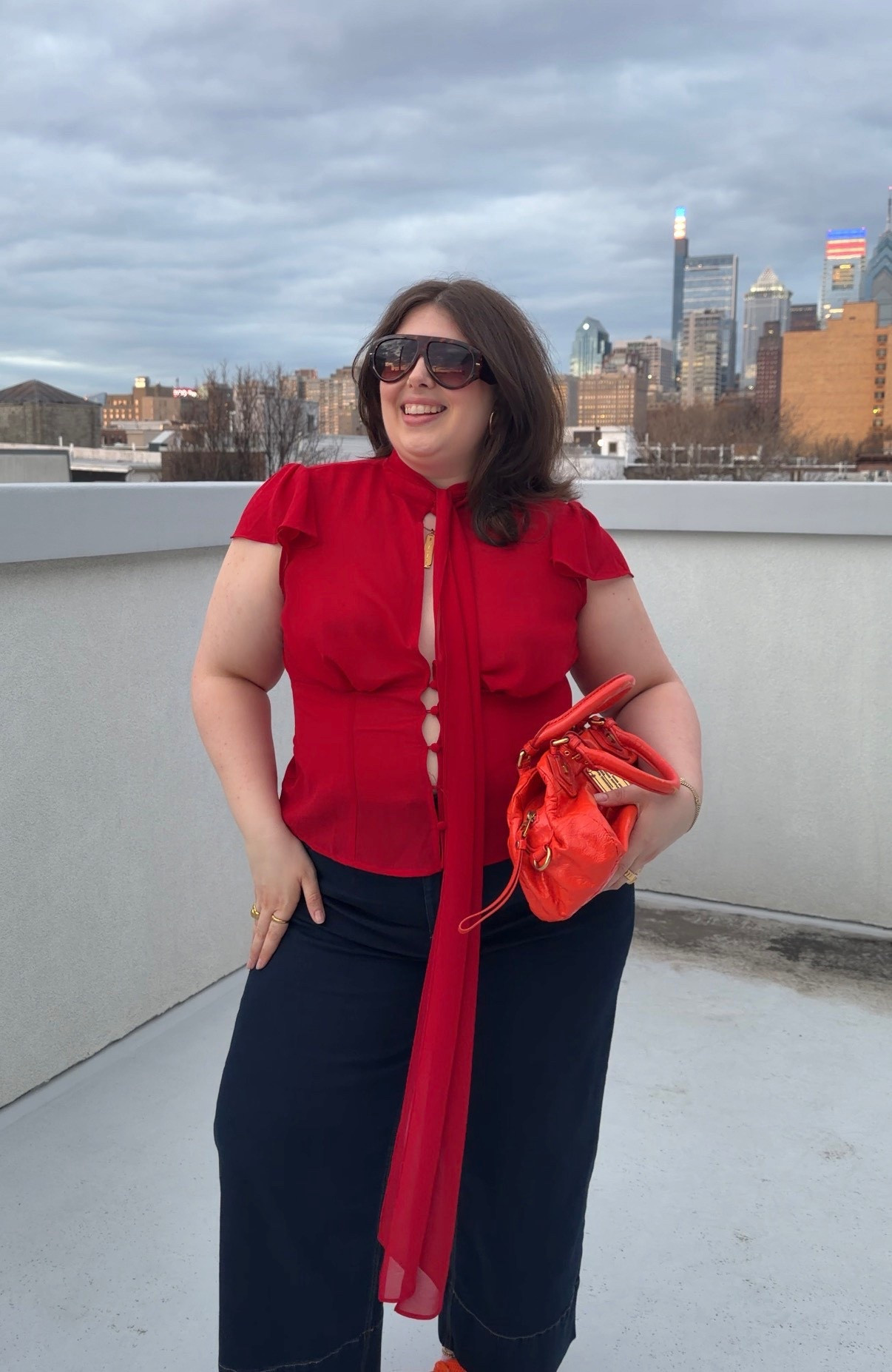 Wearing size 14 in the top! 